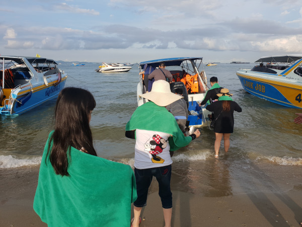 #산호섬 들어가는날~ 룰루랄라~